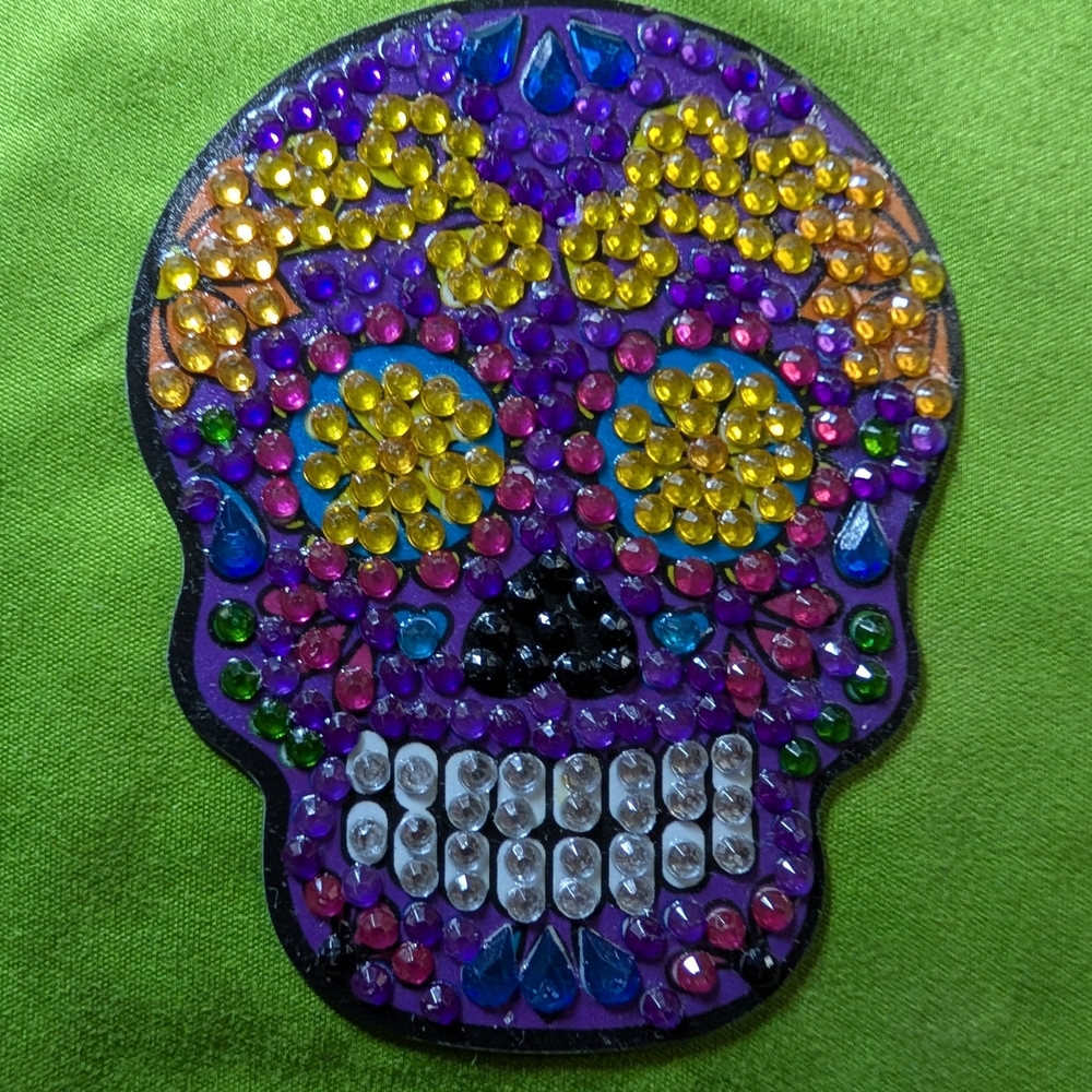 5 For 10 Colorful Sugar Skull Refrigerator Magnet